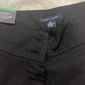 Black straight leg, trousers